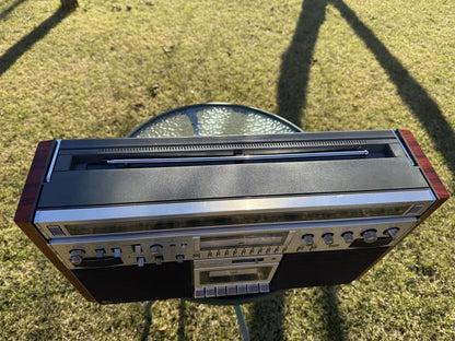 National RX-5700 Rare Vintage Cassette Boombox Serviced 220V Serviced