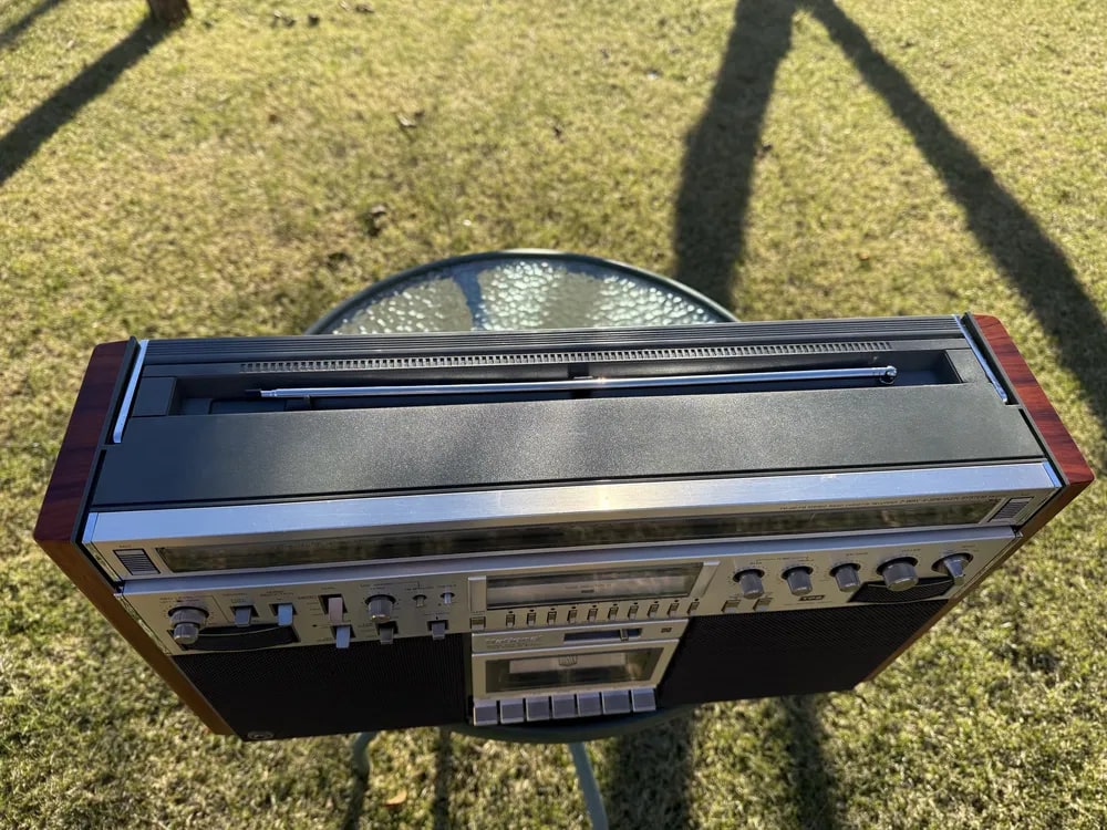 National RX-5700 Rare Vintage Cassette Boombox Serviced Warranty 220V Serviced