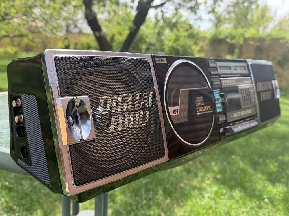 National RX-PC8 Rare Vintage Stereo System Warranty Tested Working Boombox