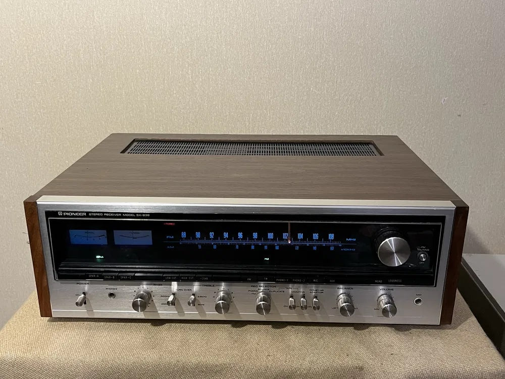 Pioneer SX-838 Rare Vintage Stereo Receiver Tested Warranty SEO Hi-Fi