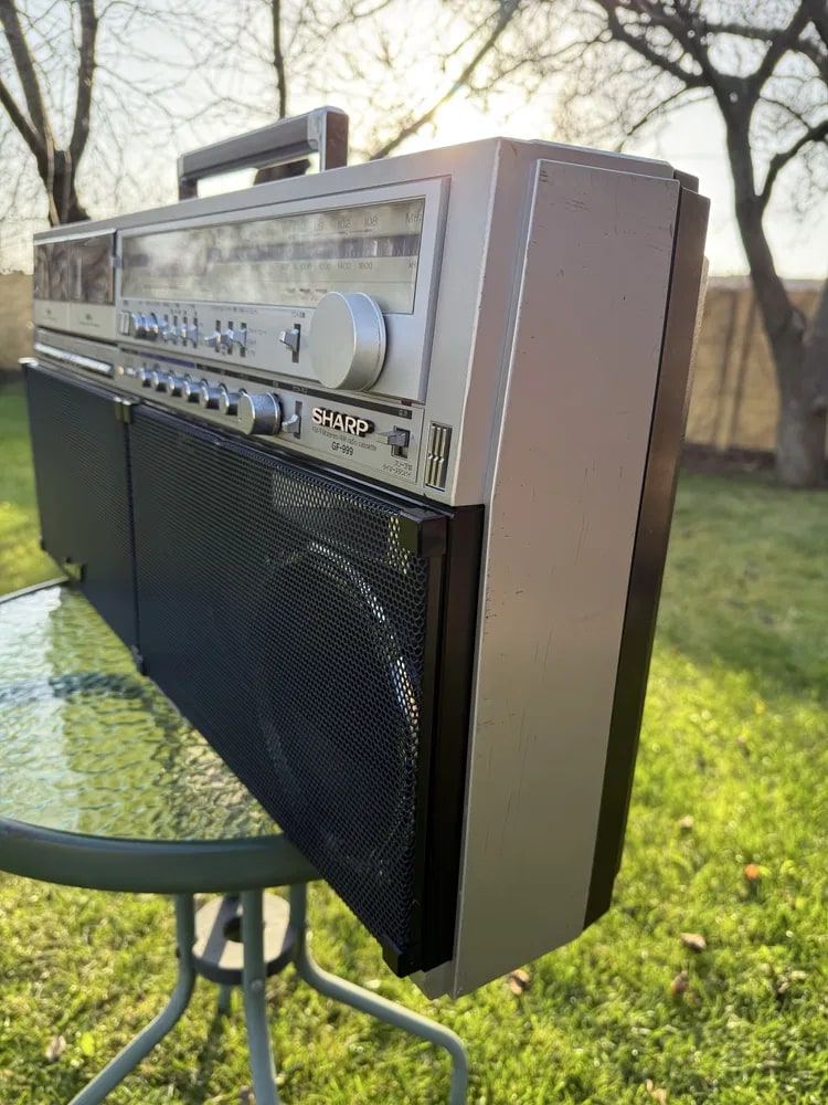 Sharp GF-999 Rare Vintage Japan Boombox Getto blasster Warranty Tested Serviced