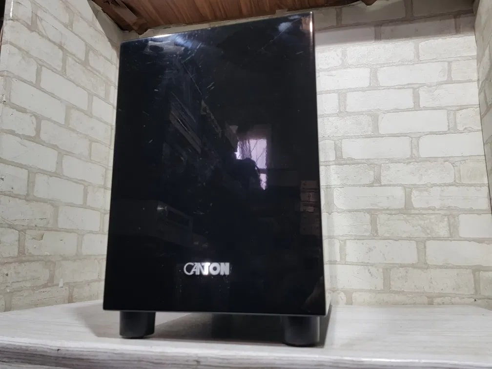 Canton AS 225 SC Rare Vintage Active Subwoofer Tested Working Hi-Fi