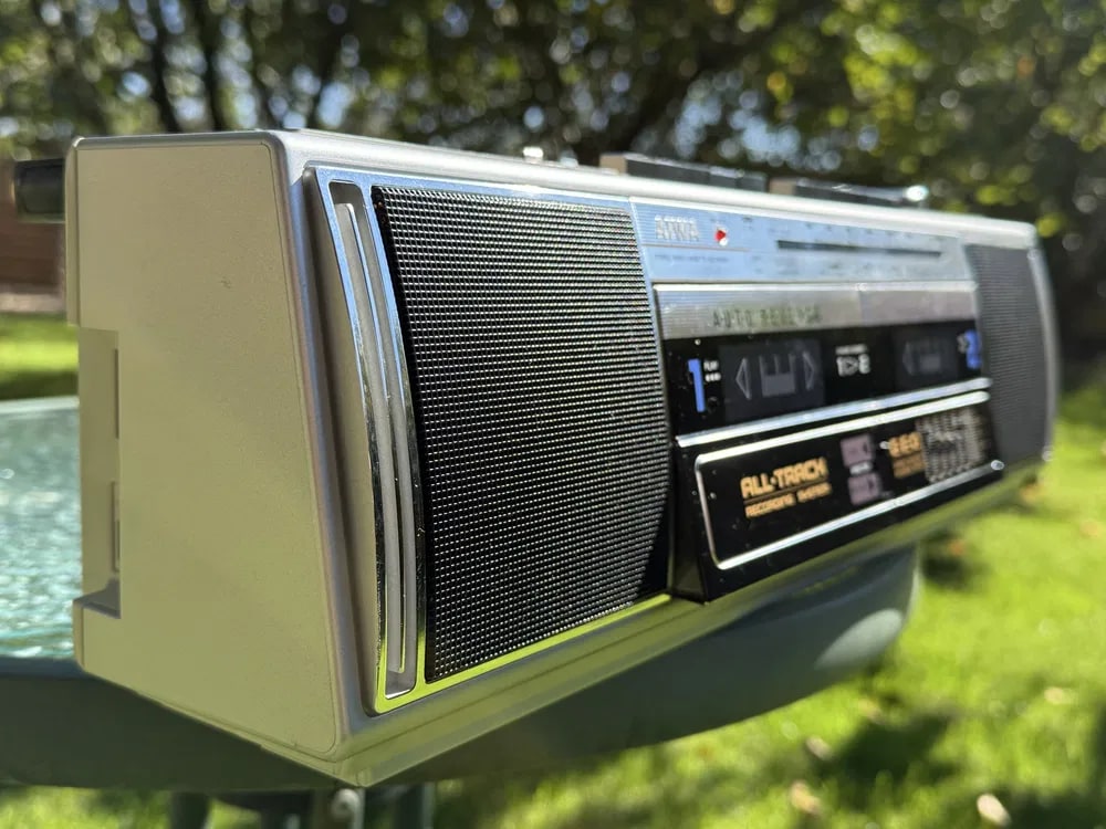 AIWA CS-WX500 Rare Vintage Mint Collectible Boombox Getto blaster Warranty
