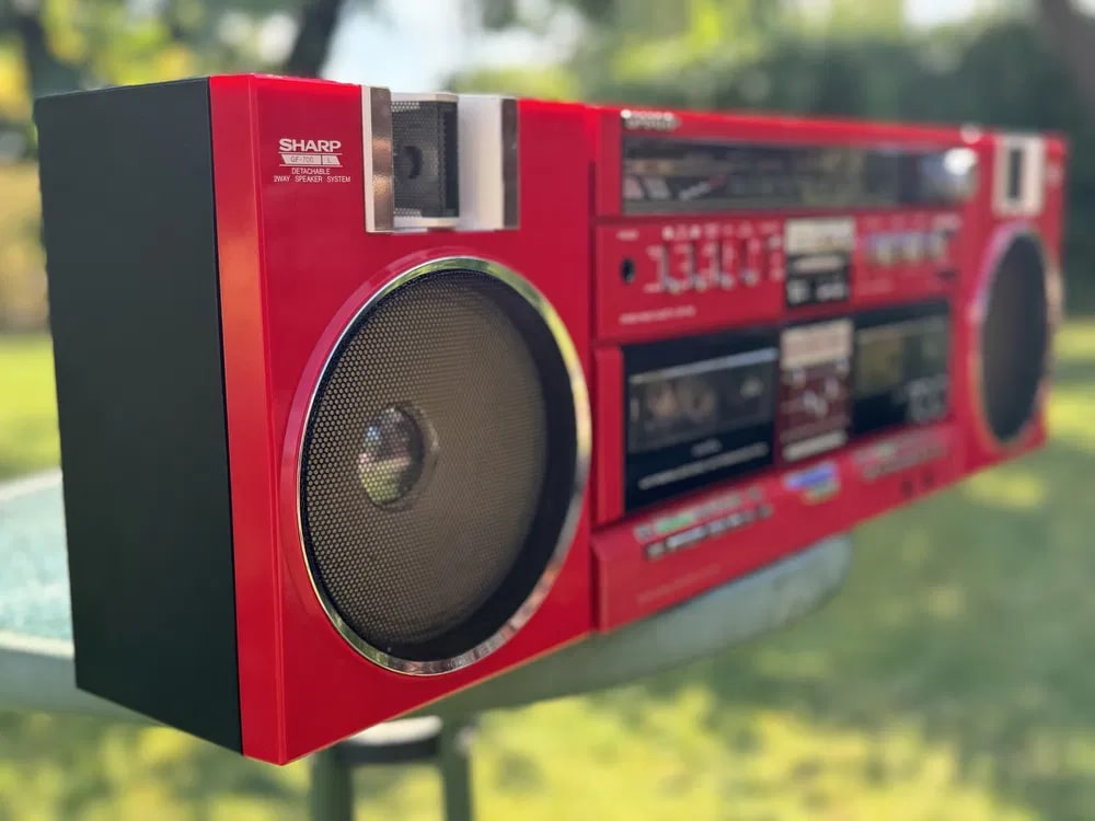 Sharp GF-700ZR Rare Vintage Boombox Serviced Warranty Tested Cassette Deck