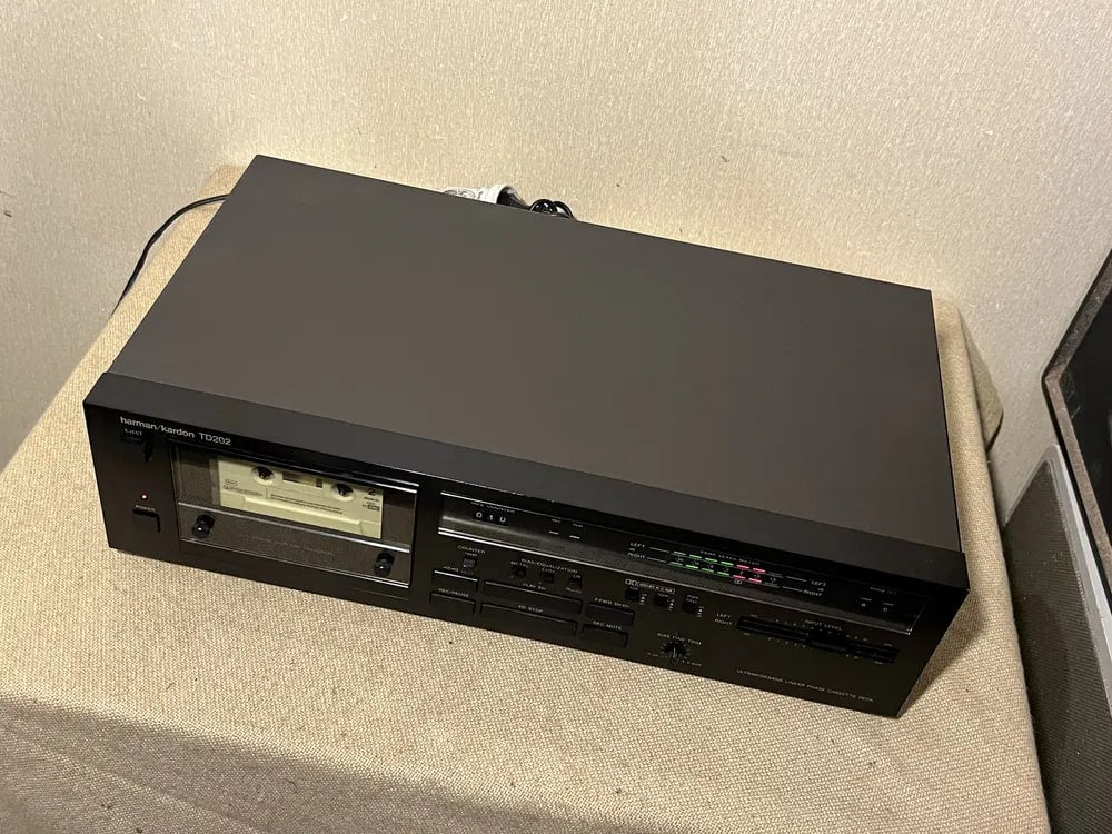 HARMAN/KARDON TD202 Rare Vintage Cassette Deck Warranty Serviced