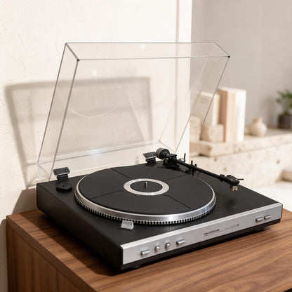 UNIVERSUM F-2001 Rare Vintage Turntable Fully Working Quartz Direct