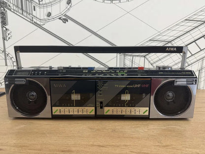 Aiwa CS-W99 Rare Vintage Boombox Partially Working