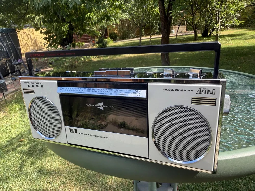 Pioneer SK-Q10 Rare Vintage Mini Cassette Boombox Component System Warranty