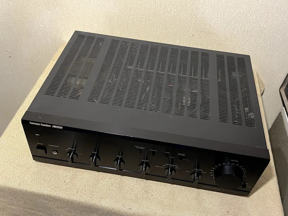 Harman Kardon HK-6500 Rare Vintage Integrated Amplifier Warranty Working Hi-Fi