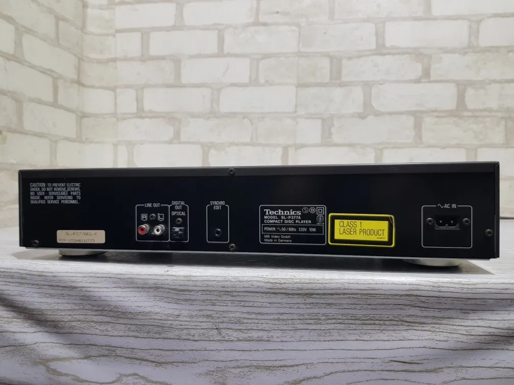 Technics SL-P377A Rare Vintage CD Player Tested Working Stereo