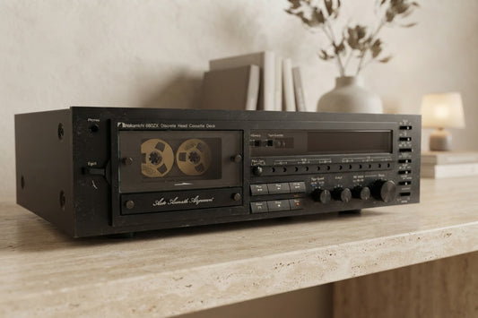 Nakamichi 680ZX Rare Vintage MINT Cassette Deck Serviced Tested 2-Speed Auto