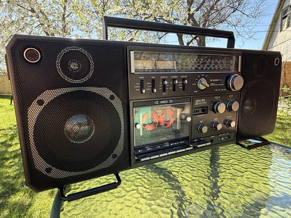Sanyo M 9998LU Rare Vintage Cassette Boombox Getto blaster Serviced