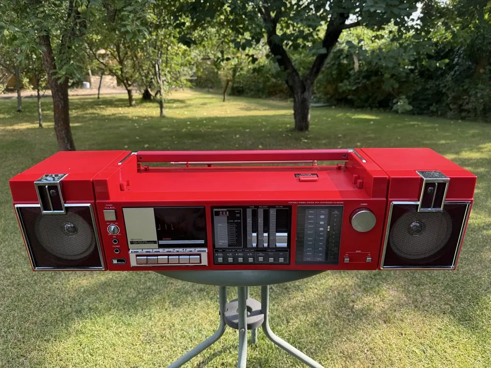 Sanyo MBS-7 Rare Vintage Cassette Boombox Serviced Warranty Tested Detachable