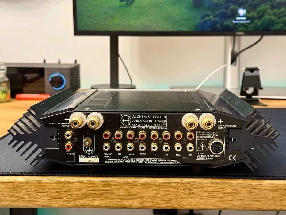 Alchemist Kraken APD6A MkII Rare Vintage MINT Integrated Amplifier Warranty