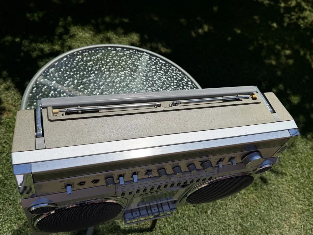 Toshiba RT-9990SM Rare Vintage Cassette Boombox Getto blaster Warranty Serviced