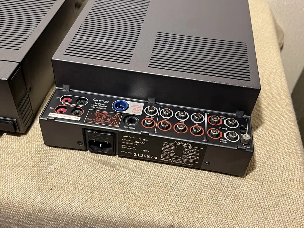 Cyrus TWO MK1 + PSX Rare Vintage Integrated Amplifier Tested Working Warranty
