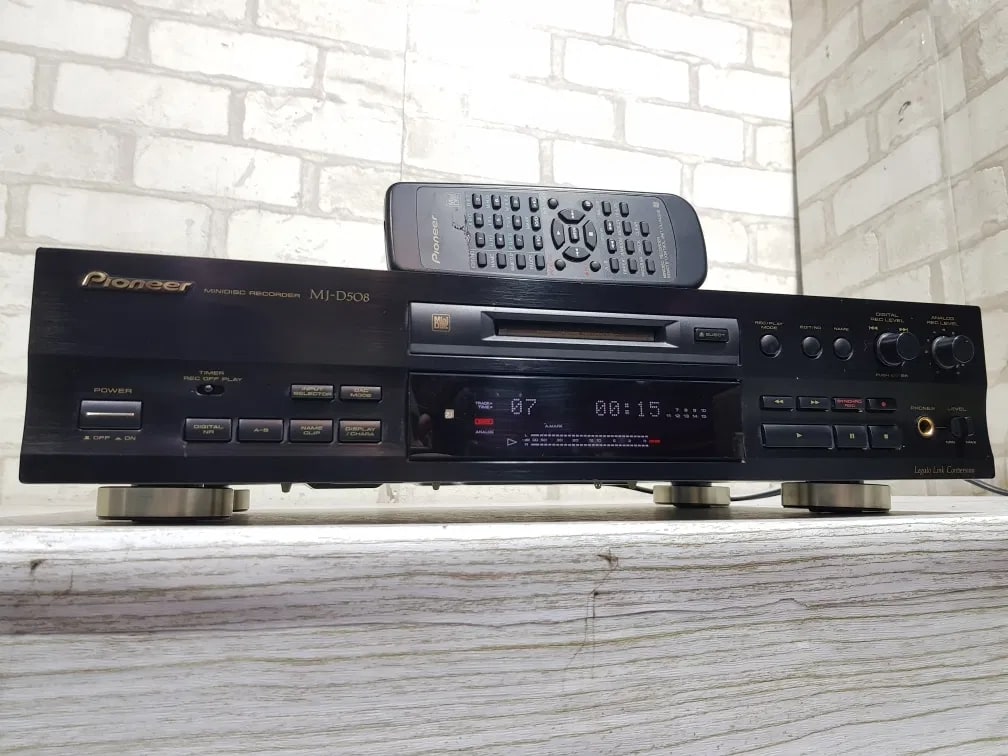 Pioneer MJ-D508 Rare Vintage MiniDisc Deck Tested Working Hi-Fi Stereo