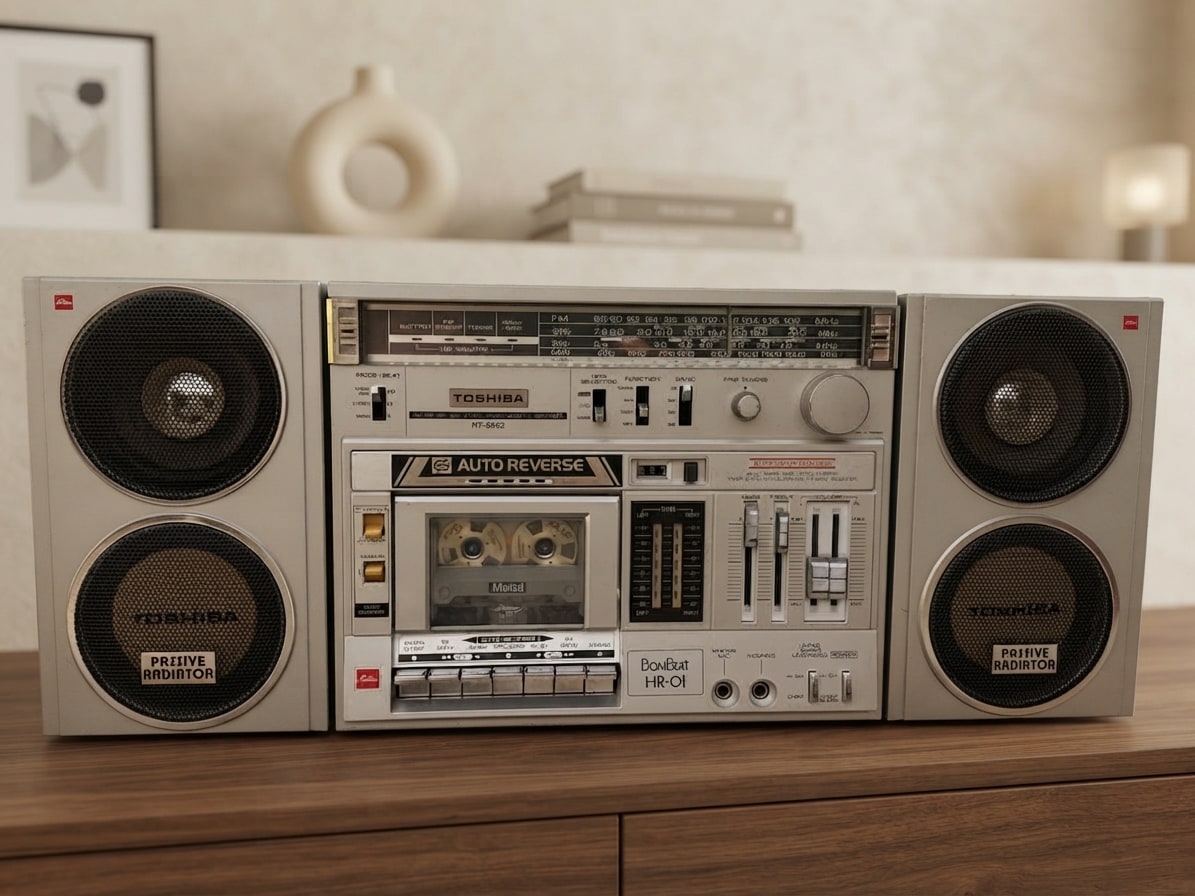Toshiba RT-S953 Rare Vintage Japan Cassette Boombox Getto blaster Warranty