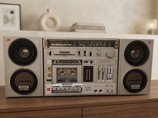 Toshiba RT-S953 Rare Vintage Japan Cassette Boombox Getto blaster Warranty