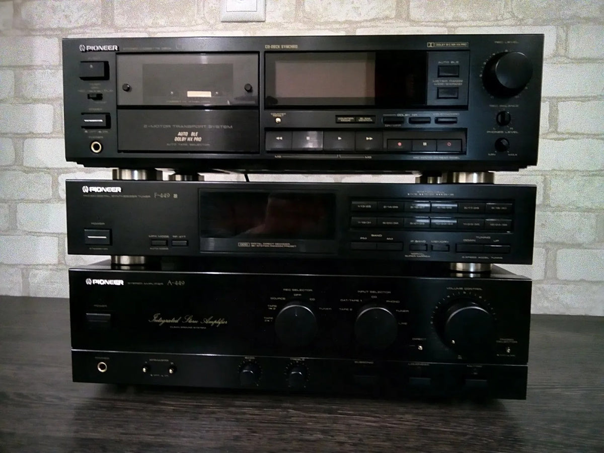Pioneer A-449 / F-449 / CT-449 Rare Vintage Audio Component Set Serviced