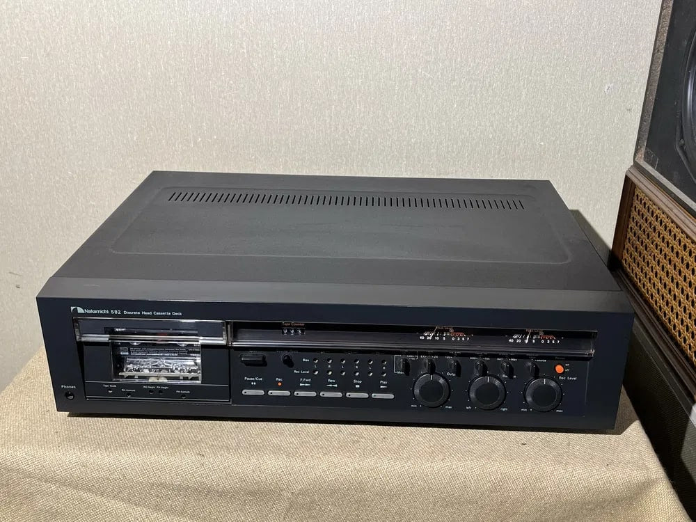 Nakamichi 582 Rare Vintage Cassette Deck Serviced Tested Serviced Warranty