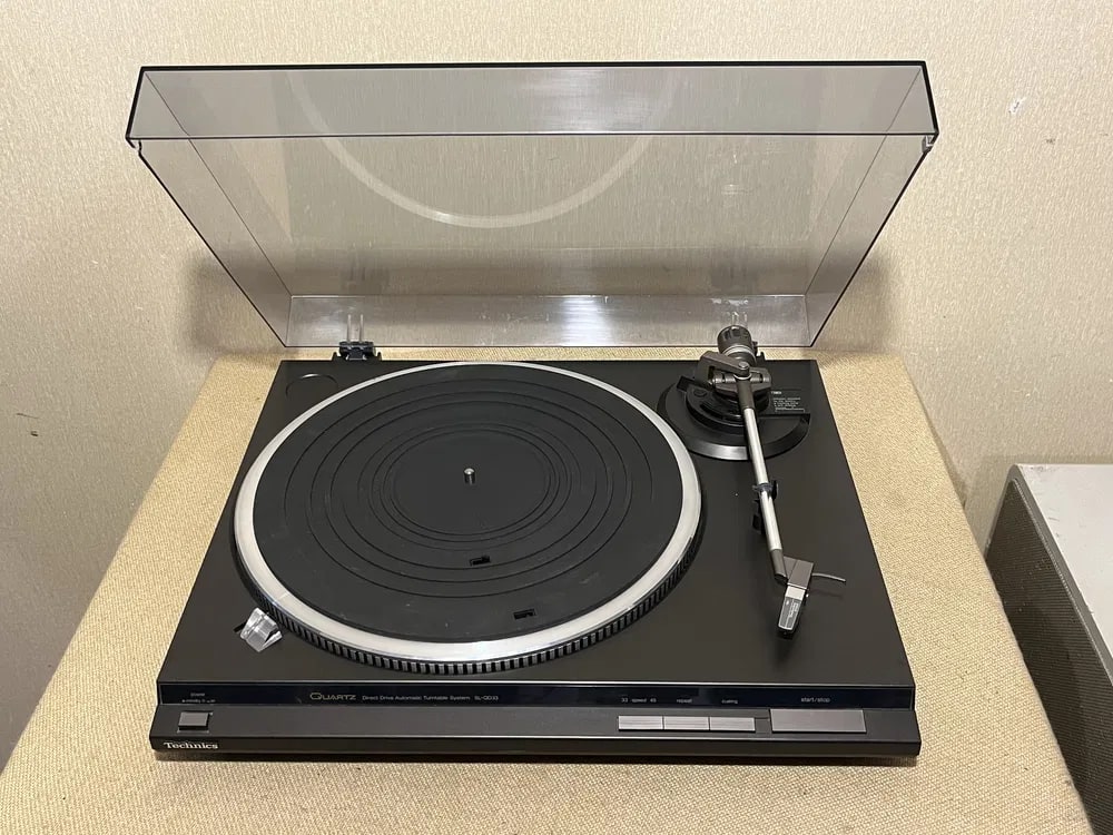 Technics SL-QD33 Rare Vintage Turntable Tested Quartz Direct Drive Automatic