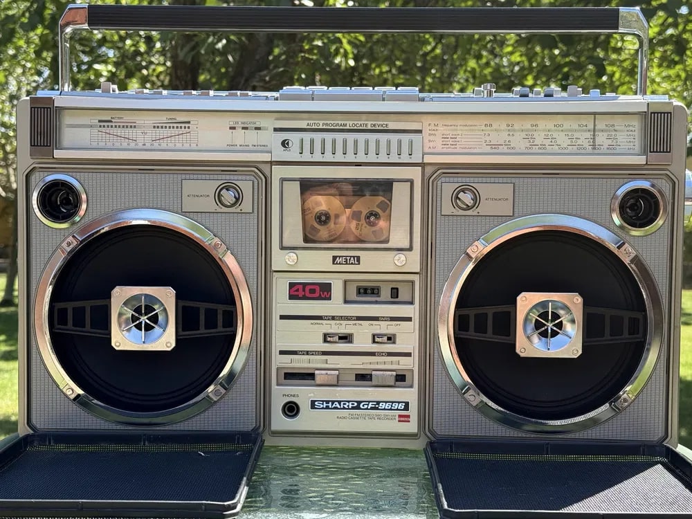 Sharp GF-9696Z Rare Vintage MINT Japan Boombox Getto blaster Serviced