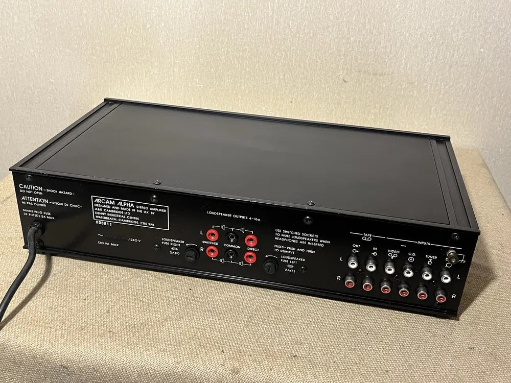 Arcam Alpha Rare Vintage Integrated Amplifier Warranty Tested 2x30W Stereo