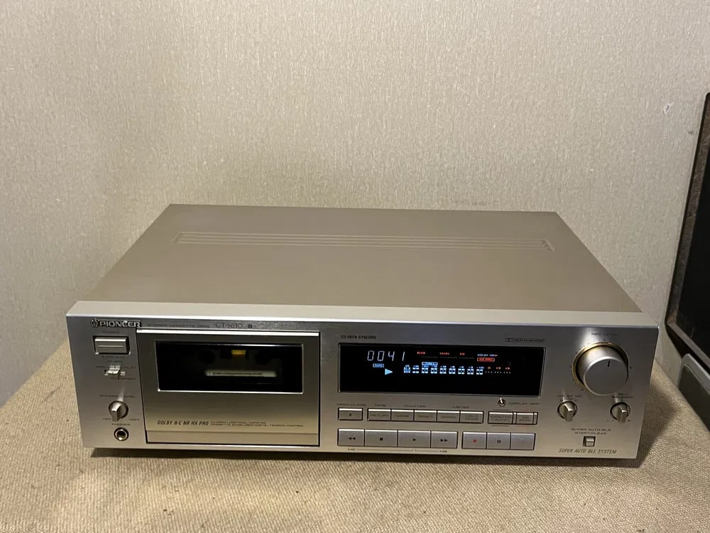 Pioneer CT-S610 Rare Vintage Cassette Deck Warranty 3-Head 3-Motor Working