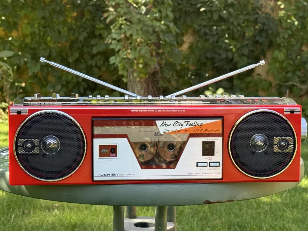 Toshiba RT-S65 Rare Vintage Cassette Boombox Radio Serviced Testrd