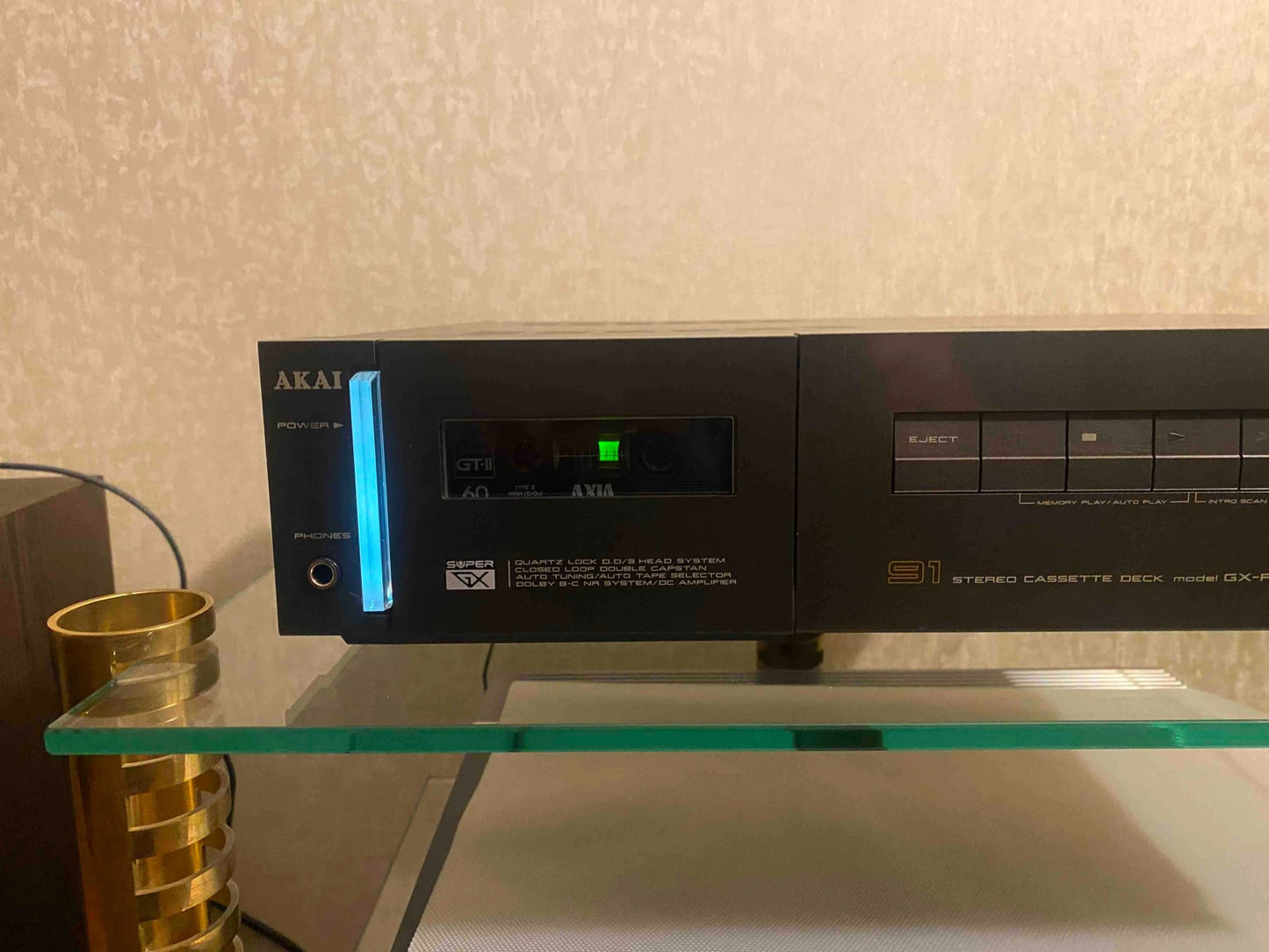AKAI GX-F91 Rare Vintage MINT Cassette Deck Serviced Stereo Japan Warranty