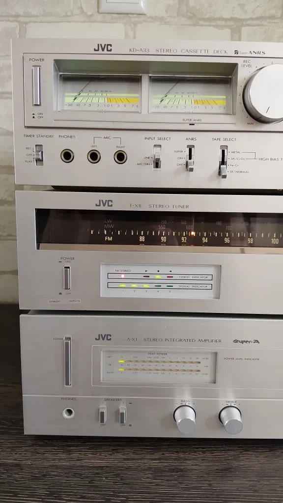 JVC A-X1 / T-X1L / KD-A33 Rare Vintage Audio Component Set Serviced Serviced