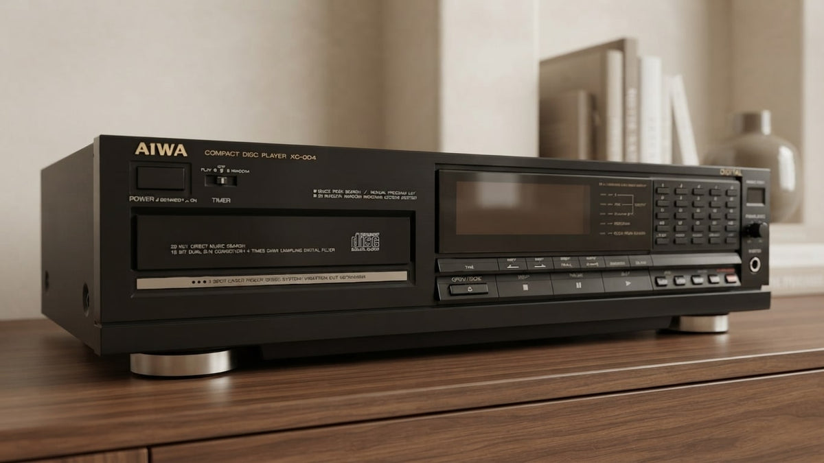 AIWA XC-004E Rare Vintage CD Player Working Hi-Fi Stereo Remote