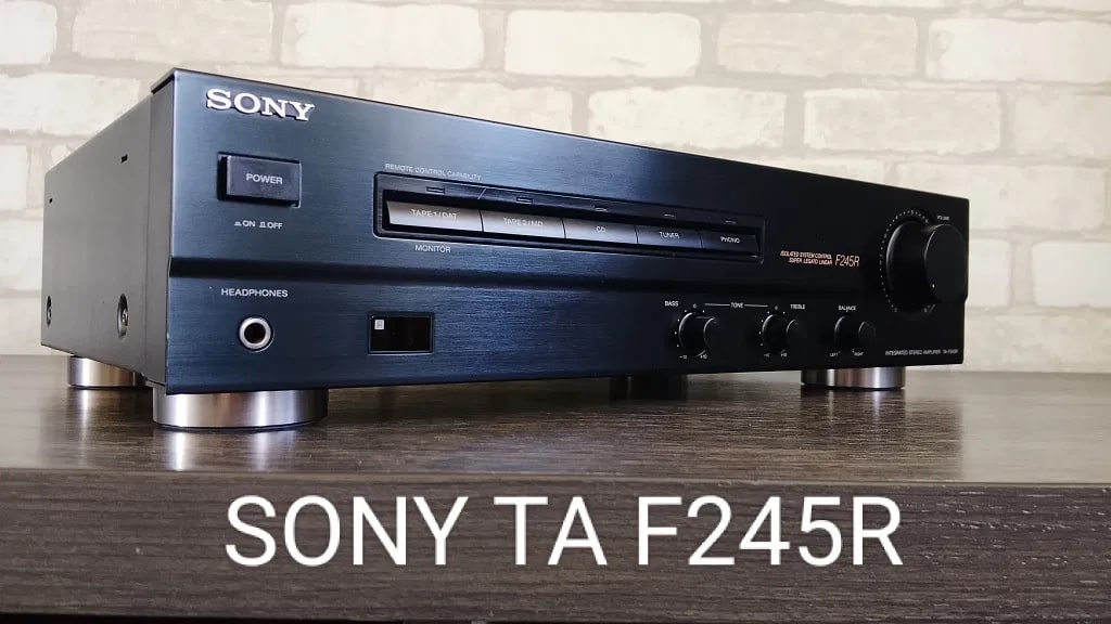 Sony TA-F245R Rare Vintage Integrated Stereo Amplifier 1994 Warranty Serviced