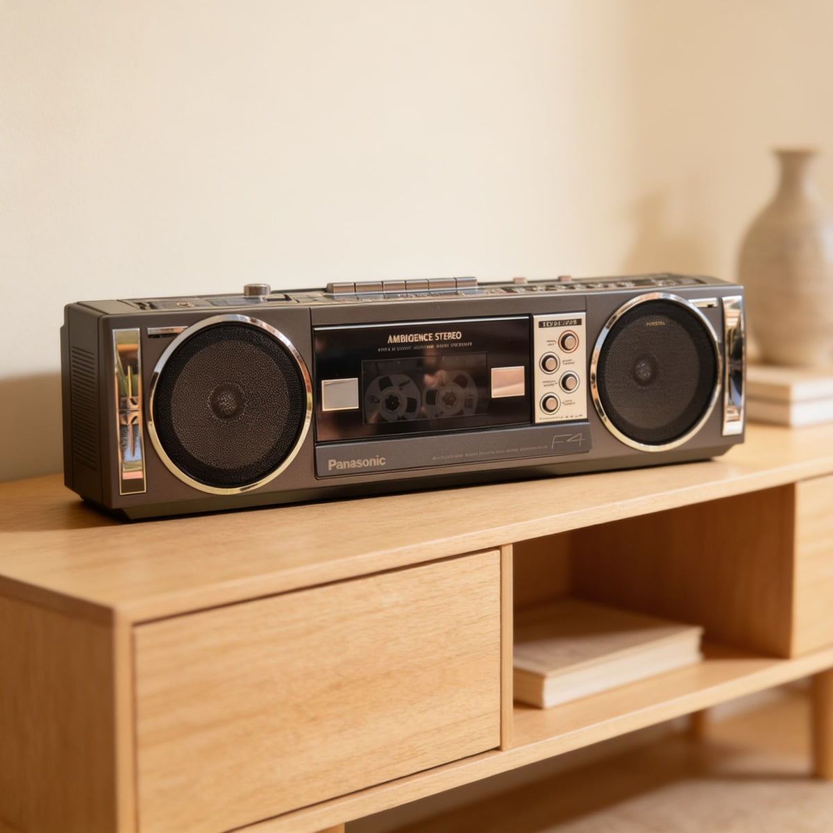 Panasonic RX-F4F Rare Vintage MINT Boombox Serviced Fully Working Stereo Radio