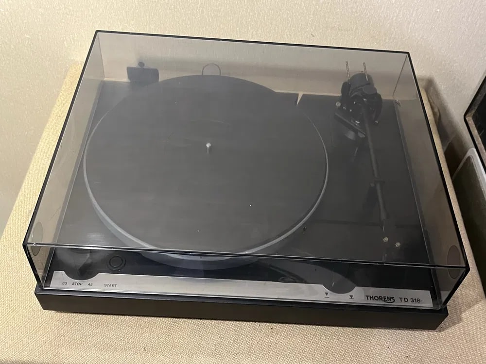THORENS TD-318 Rare Vintage Turntable Serviced Tested Belt Drive Warranty
