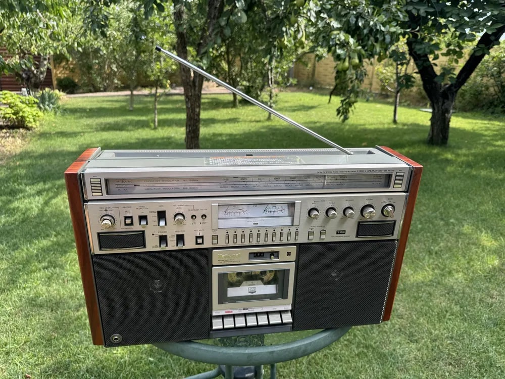 National RX-5700 Rare Vintage MINT Cassette Deck Boombox  Warranty Serviced