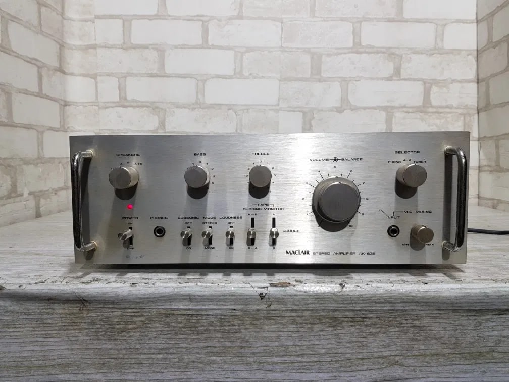 MACLAIR AK635 Rare Vintage Stereo Amplifier Tested Working Hi-Fi