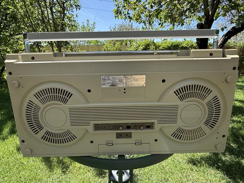 Sharp GF-535 Rare Vintage Boombox Japan Serviced Warranty 220V Cassette Deck