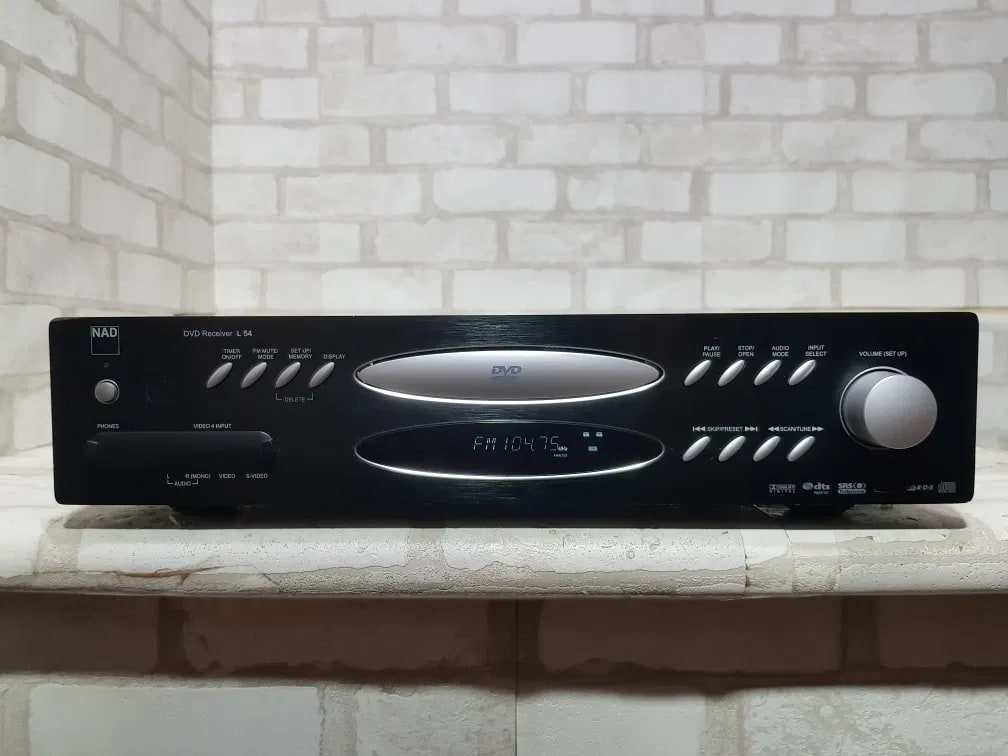 NAD L54 Rare Vintage DVD Receiver Tested Working Stereo Hi-Fi CD Player