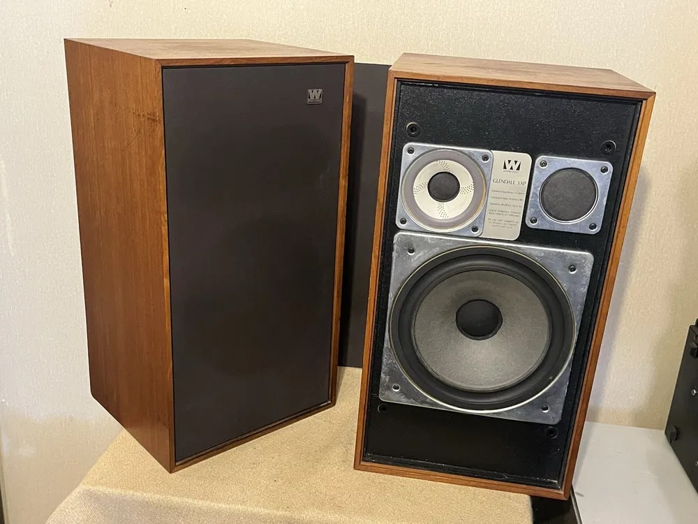 Wharfedale Glendale 3XP Rare Vintage 3-Way Speakers Fully Working Hi-Fi Warranty
