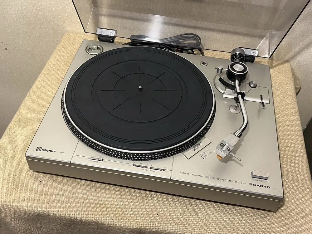 Sanyo TP-1012 Rare Vintage Turntable Working Direct Drive Hi-Fi Warranty
