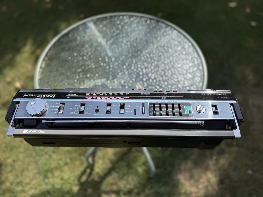 Sanyo MR-WV2(k) Rare Vintage Boombox Radio Cassette Player Working