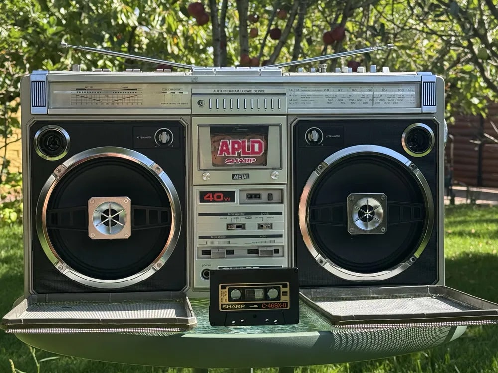 Sharp 9696H Rare Vintage Mint Boombox Getto blaster Warranty Working European
