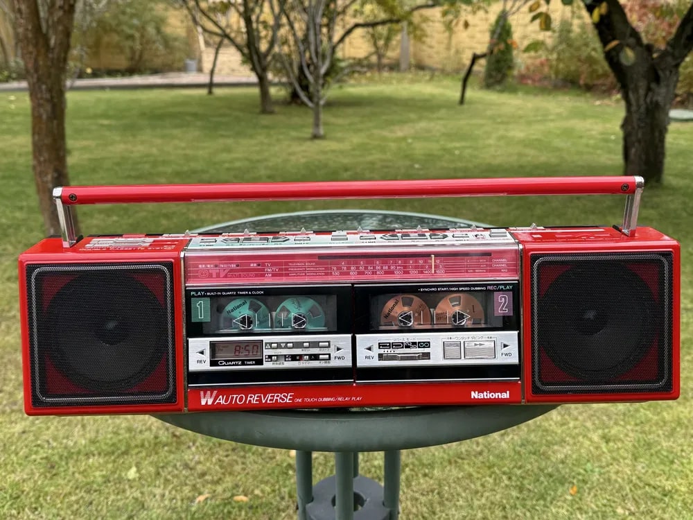National RX-FW50 Rare Vintage MINT Casette Boombox Getto blaster JDM Warranty