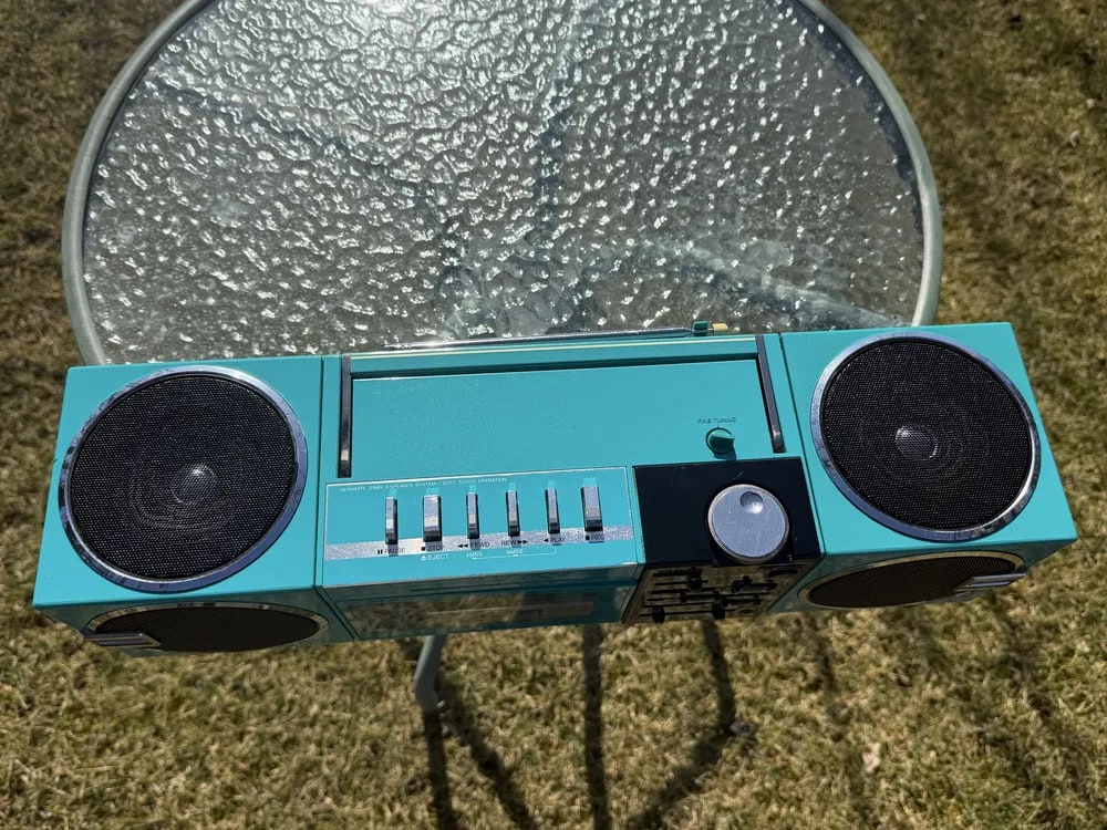 Sanyo M-7755L Rare Vintage Boombox Tested Stereo Hi-Fi Analog Warranty