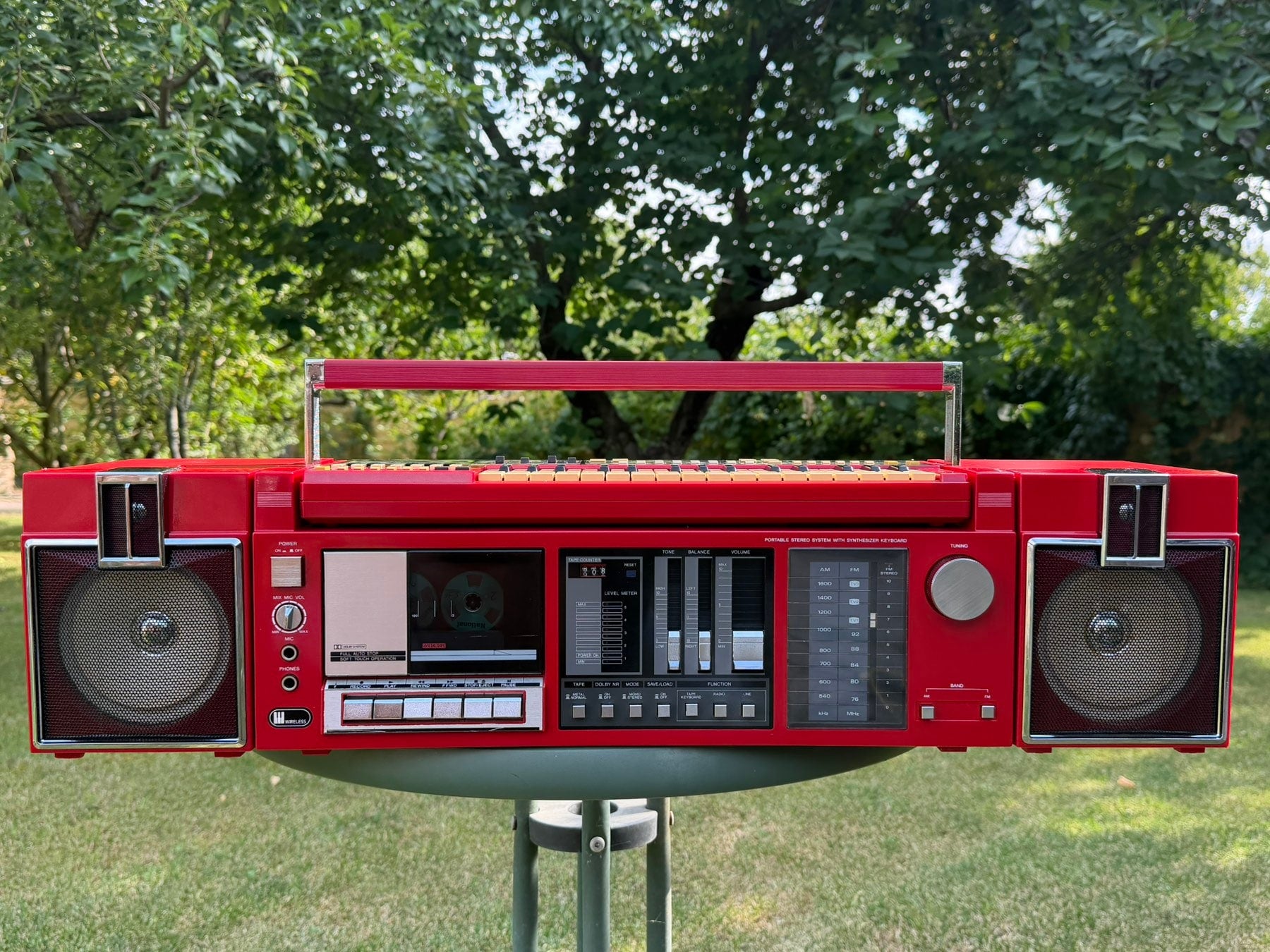 Sanyo MBS-7 Rare Vintage Cassette Boombox Serviced Warranty Tested Detachable