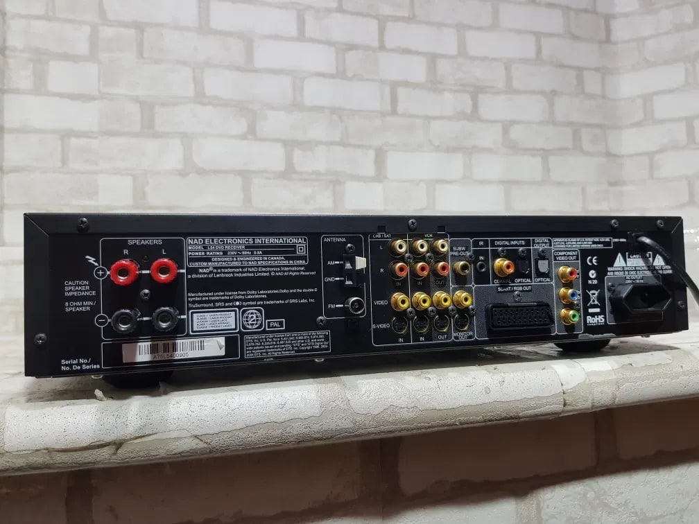 NAD L54 Rare Vintage DVD Receiver Tested Working Stereo Hi-Fi CD Player