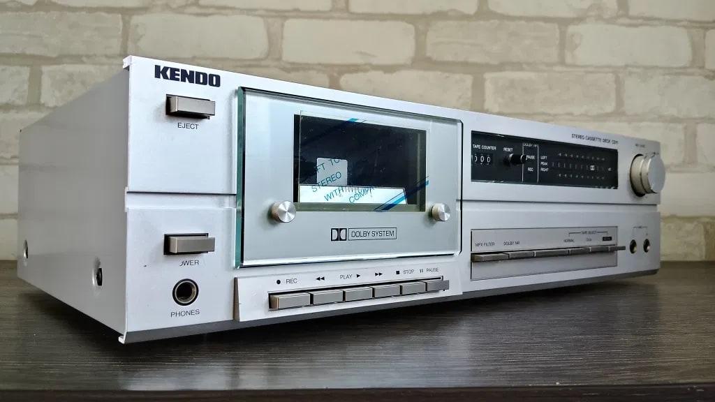 Kendo CD11 Rare Vintage Stereo Cassette Deck Japan Warranty Tested Serviced