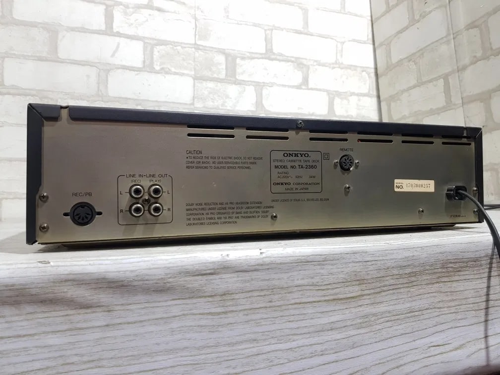 Onkyo TA-2360 Rare Vintage Stereo Cassette Deck Tested 3 Head Direct
